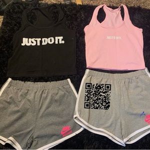 Nike shorts & shirt